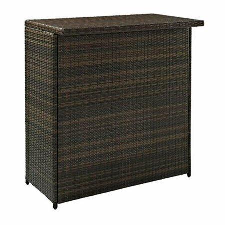 MODERN MARKETING CONCEPTS Palm Harbor Outdoor Wicker Bar CO7204-BR